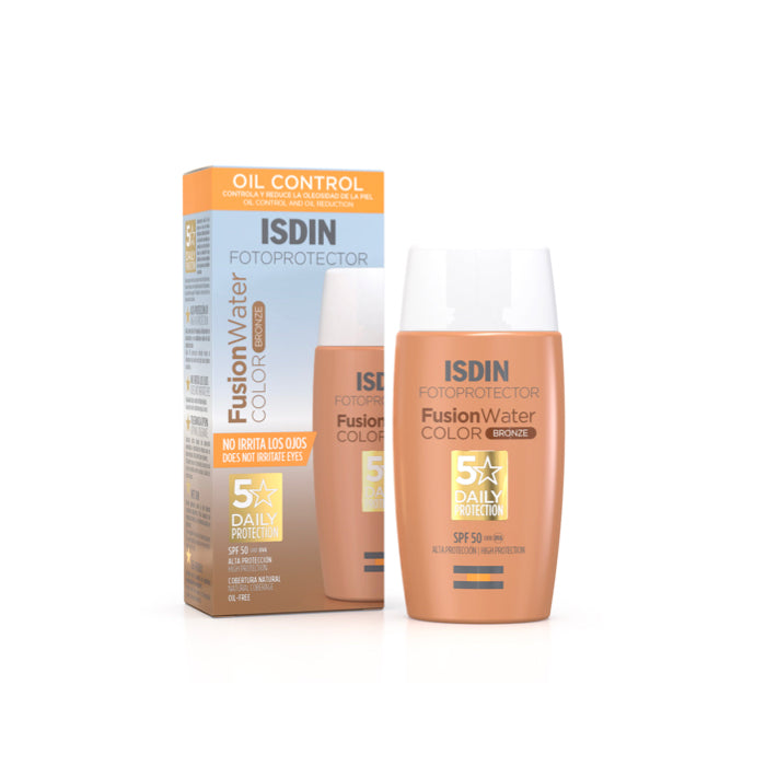 Fotoprotector ISDIN Fusion Water Color Bronze SPF 50 (vencimiento mayo 2026)