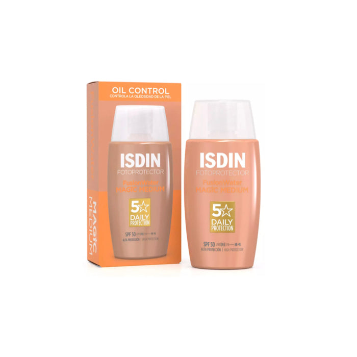 Fotoprotector ISDIN Fusion Water Color Medium (caja levemente dañada, producto nuevo, intacto)