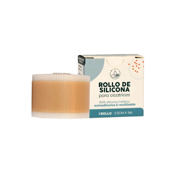 Rollo de silicona para cicatrices (Beige) 2,5cm x 3m PIUR®