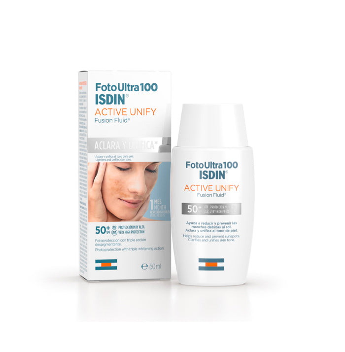 Foto Ultra 100 ISDIN Active Unify Fusion Fluid SPF 50+